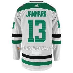 Dallas Stars Trikot MATTIAS JANMARK 13 Adidas Weiß Authentic - Herren